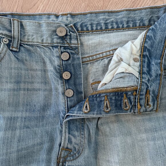 LEVI'S 501 Straight Men's 34x30  - Light Wash Faded - Picture 3 of 8